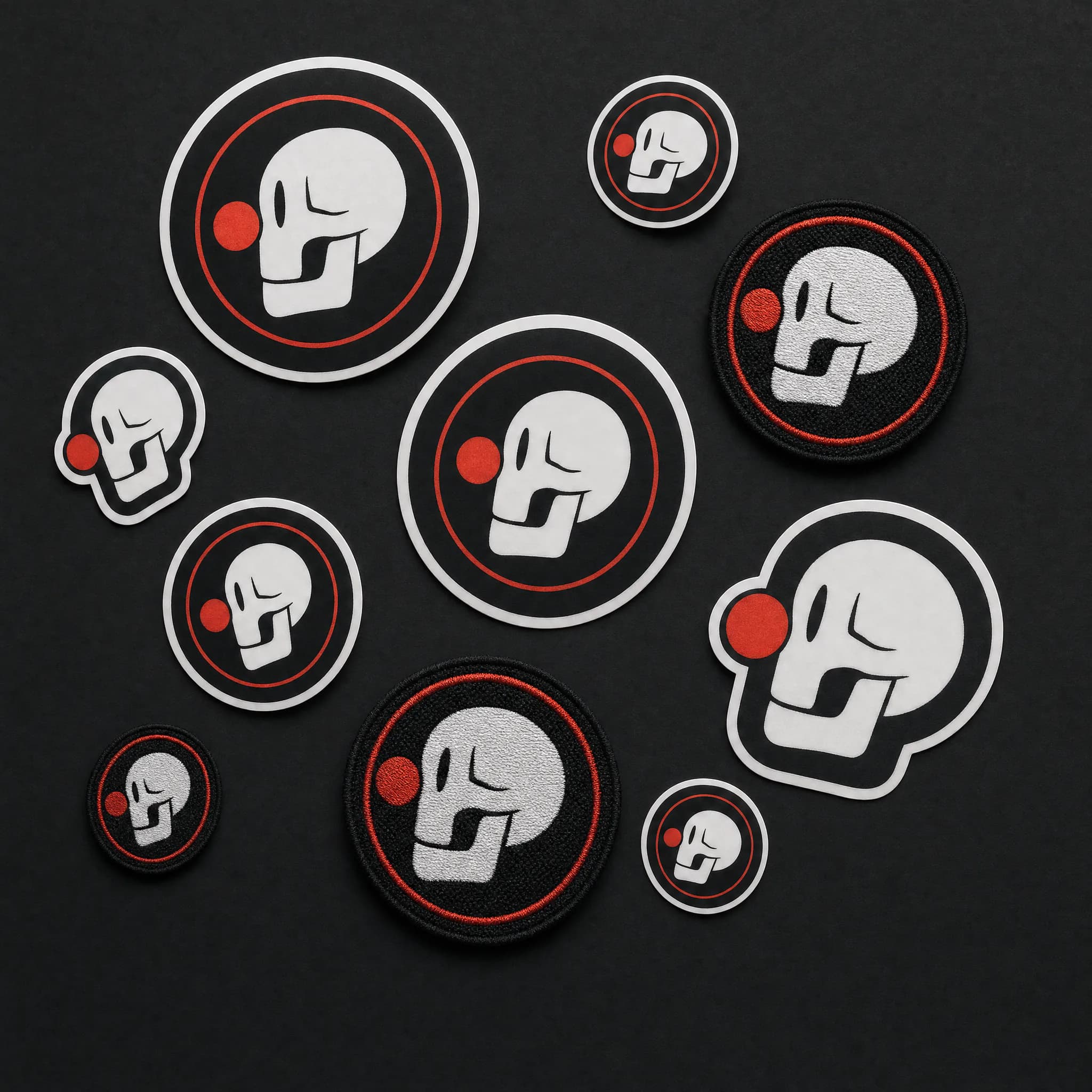 Pack Mark — Set de pegatinas y parches